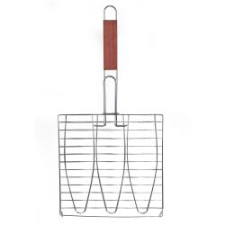(obrázek pro) Activa Trojitý grilovací rošt na ryby 52 cm